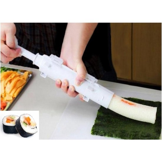 Igoods Igoods Sushi Maker - Sushi Bazooka - Zelf Sushi Maken - Sushi Kit - Wit