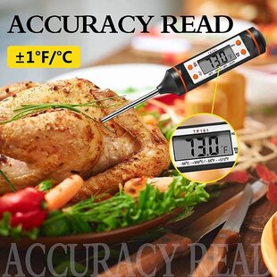 Digitale vleesthermometer - Keukenthermometers- BBQ thermometer- RVS - pen