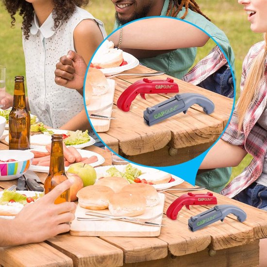 Flesopener - Bierdop Schieter - Bieropener - Bierfles opener - Grijs