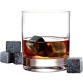Igoods Igoods Whiskey Stones Set - 9 stuks - IJsblokjes - ijs smelt - met Opbergzak - Herbruikbare - Ice Cube - Drank Koeler