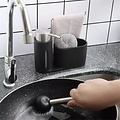 Zeep Pompje Set - Dispenser Set - Hygiene Set - Badkamer Bak - Inclusief Schuurspons & Schoonmaakborstel