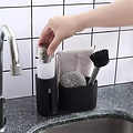 Zeep Pompje Set - Dispenser Set - Hygiene Set - Badkamer Bak - Inclusief Schuurspons & Schoonmaakborstel