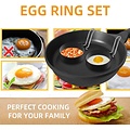 Ei Ring - 2 stks/set Rond Fried Egg Mold - Rvs - Ringen Mold