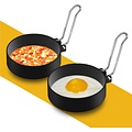 Ei Ring - 2 stks/set Rond Fried Egg Mold - Rvs - Ringen Mold