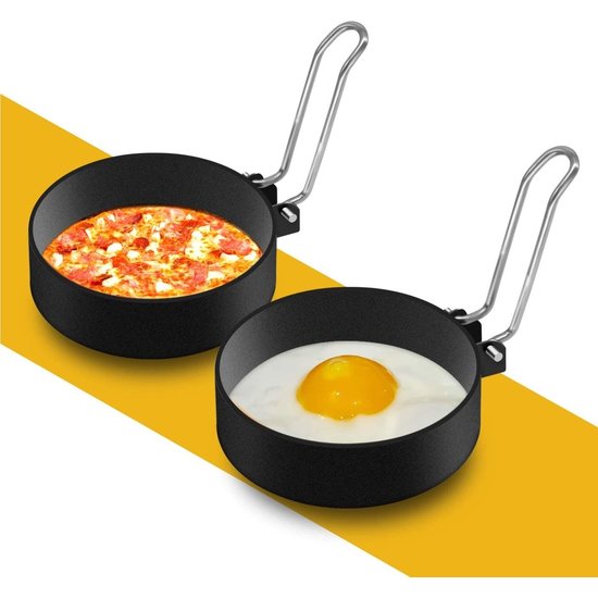 Ei Ring - 2 stks/set Rond Fried Egg Mold - Rvs - Ringen Mold
