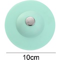Silicone Afvoerstop - Afvoerplug - Wasbak Keuken Douche - Gootsteenzeef Turquoise- Groen