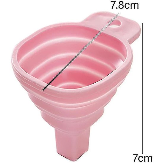 Siliconen Trechter Keuken - Doorgietbuis - Roze