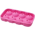 Siliconen IJsballenvorm - 8 ijsballen Ø 4,5cm - Whiskey ijsballen - Roze - 2 STUKS