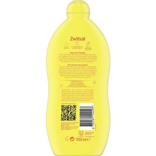 Zwitsal Zwitsal - Zeepvrije Wasgel - 700ml