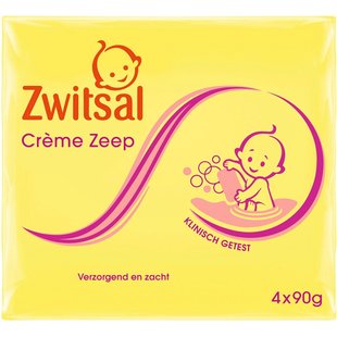 Zwitsal Creme Zeep - 4 x 90GR