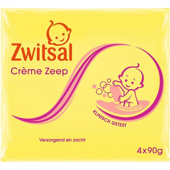 Zwitsal Zwitsal Creme Zeep - 4 x 90GR