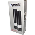 Igoods IGOODS keramiek Elektrische pepermolen en zoutmolen - Pepermolen - Zoutmolen - 2 Stuks - Zwart