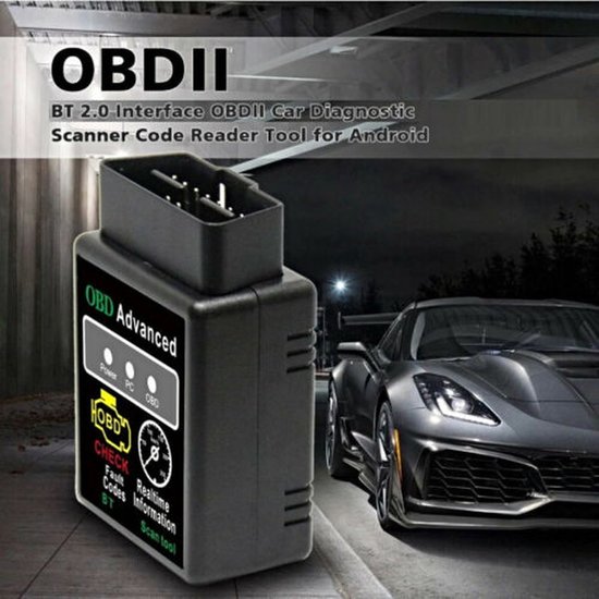 OBD2 scanner bluetooth -Mini ELM327 - V2.1 Bluetooth- HH OBD - OBDII - auto computer uitlezen - Car reader - Diagnose