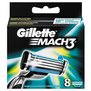 Gillette Mach3 Scheermesjes - 8 stuks |