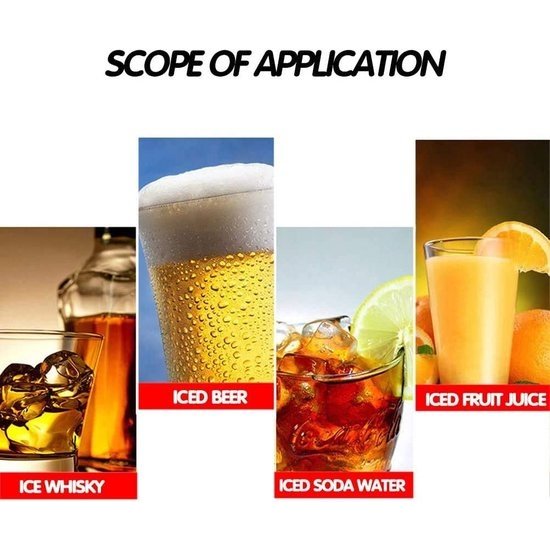 Igoods Igoods Whiskey Stenen - Herbruikbare IJsblokjes - Whisky Stones - Kogelvormen - 6 Stuks