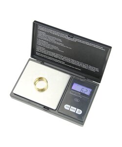 Precisie Weegschaal - Keukenweegschaal - 0,1- 200 gram - Zwart