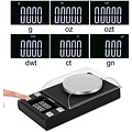 Precisieweegschaal 50 g / 0,001 Gram - Milligram-Weegschaal - Zakweegschaal - Laboratoriumweegschaal Met LCD-Display