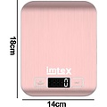 Imtex Imtex Digitale Precisie Keukenweegschaal - Tot 5000 gram (5kg) - RVS Rosé