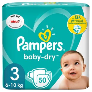 Pampers Baby Dry - Maat 3 - 50 Luiers