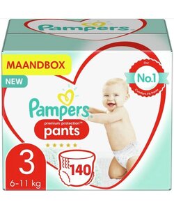Pampers Premium Protection Pants - Maat 3 - 140 Luierbroekjes