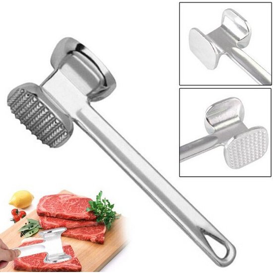 Igoods Igoods Vleeshamer - Vleesvermalser - Tenderizer - RVS