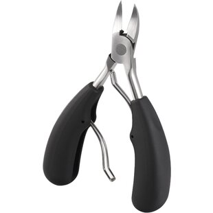 Nagelriem Knipper - Professionele teennagelknipper cutter tang - RVS - Zwart - dikke nagels tool gesneden nagel - teen trimmer