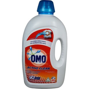 Omo Vloeibaar Wasmiddel Active Clean - 66 wasbeurten - 2.97 liter