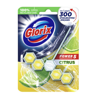 Glorix Power 5 Toiletblokken - Citroen