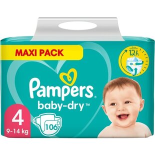 Pampers Baby Dry - Maat 4 - 106 Luiers