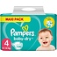 Pampers Pampers Baby Dry - Maat 4 - 106 Luiers