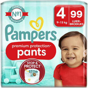 Pampers Premium Protection Pants - Maat 4 - 99 Luierbroekjes