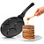 Pancake pannenkoekenpan 4 kop marmeren anti aanbaklaag