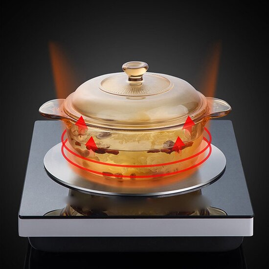 inductie adapter plaat 24 cm - Kookplaat - Pannen aanpassen aan inductie