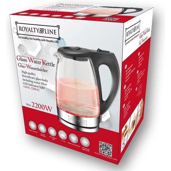 Royalty Line Royalty Line waterkoker LED - rood