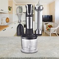 Royalty Line Royalty Line Staafmixer - 3 in 1 Staafmixer Set - 800W - RVS - Hakmolen - Blender - Garde Met Snelheidsinstellingen