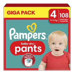 Pampers Baby Dry Pants - Maat 4 - 108 Luierbroekjes