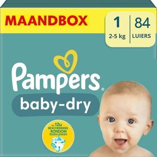 Pampers Baby Dry - Maat 1 - 84 Luiers