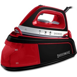 Royalty Line®  Strijkijzer - 2400W - Stoomstrijkijzer - Strijkijzer Met Stoomgenerator - 1.2 L Waterreservoir -  Rood