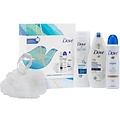 Dove Dove Geschenkset Gently Nourishing - Douchegel Bodylotion Deospray & Puff