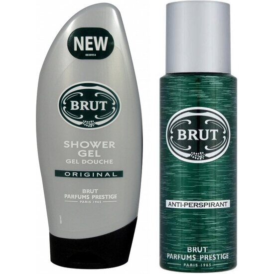 Brut Brut Original Giftset For Men - Douchegel 250ml & Deodorant 200ml
