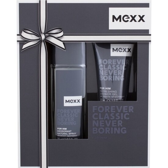 Mexx Mexx Men Forever Classic Never Boring Geschenkset - Douchegel & Deodorant