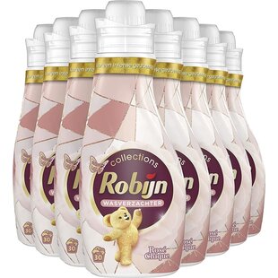 Robijn Rosé Chique Wasverzachter - 240 wasbeurten - 8 x 750ml - Voordeelverpakking - Robijn wasverzachter