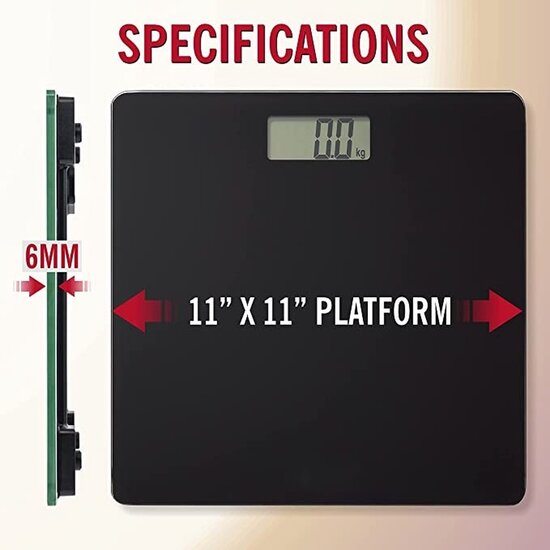 Royalty Line Royalty Line digitale badkamerweegschaal 30x30cm