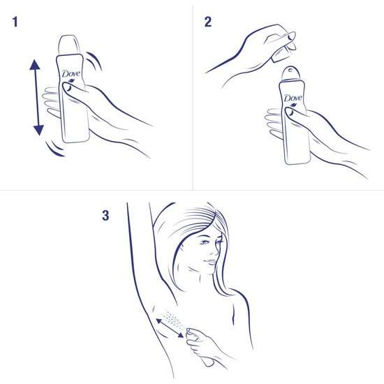 Dove Dove Deodorant Spray - Invisible Dry - 250 ml