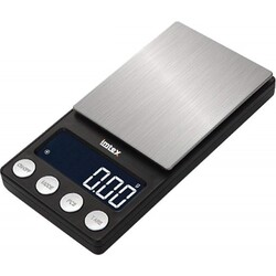 Imtex Digitale Precisie Keukenweegschaal - 1000 g / 0,1 g - Van 0,1 tot 1000 gram - Pocket Mini Scale - Batterij - Zwart