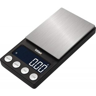 Imtex Digitale Precisie Keukenweegschaal - 1000 g / 0,1 g - Van 0,1 tot 1000 gram - Pocket Mini Scale - Batterij - Zwart