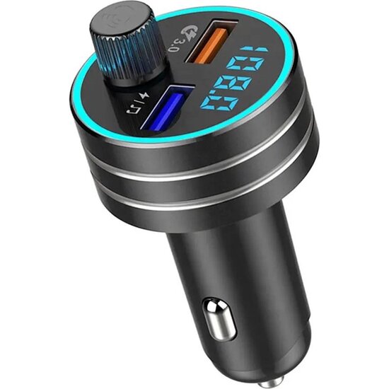 Igoods Igoods FM Transmitter - Bluetooth Transmitter Auto - Bluetooth Receiver - MP3 Speler - Handsfree Bellen - USB 3.0 - Bluetooth 5.0