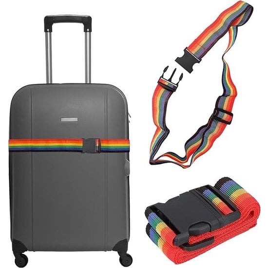 Igoods Igoods Bagageriem - Kofferriem - Bagageband - Verstelbaar - Nylon