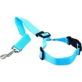 Igoods Igoods Hondengordel - 2-in1 Hondenriem - Veiligheidsgordel - Verstelbaar - Nylon - Blauw
