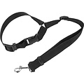 Igoods Igoods Hondengordel - 2-in1 Hondenriem - Veiligheidsgordel - Verstelbaar - Nylon - Zwart